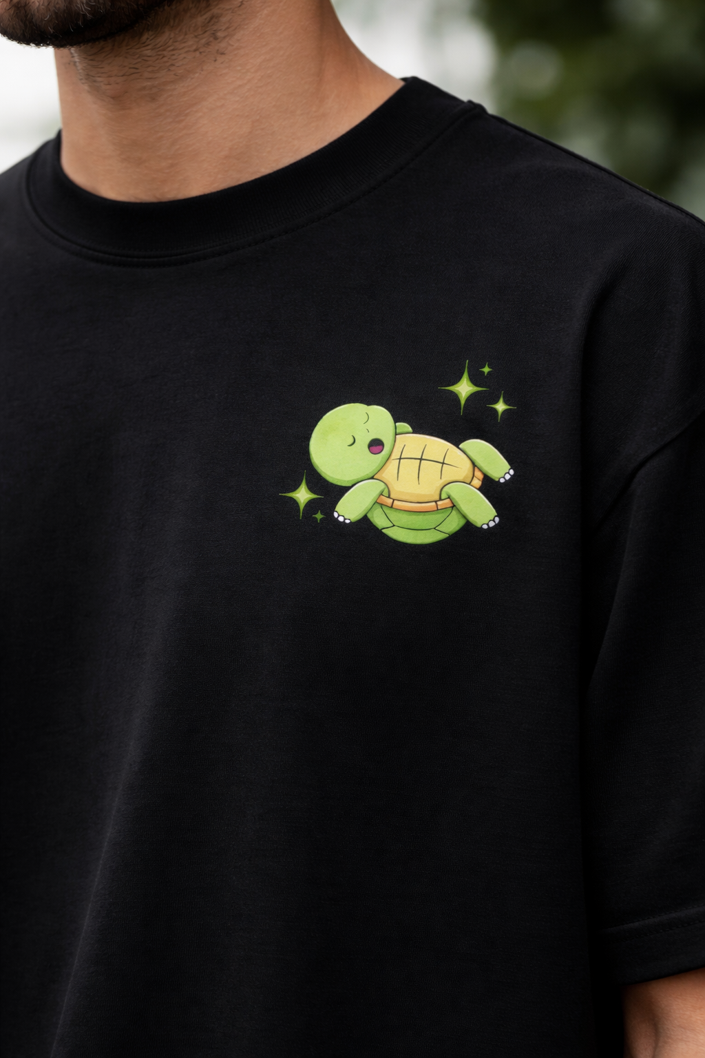 Aram Se Bro Oversized T-Shirt – Chill Vibes Graphic Back Print | Premium Cotton Streetwear